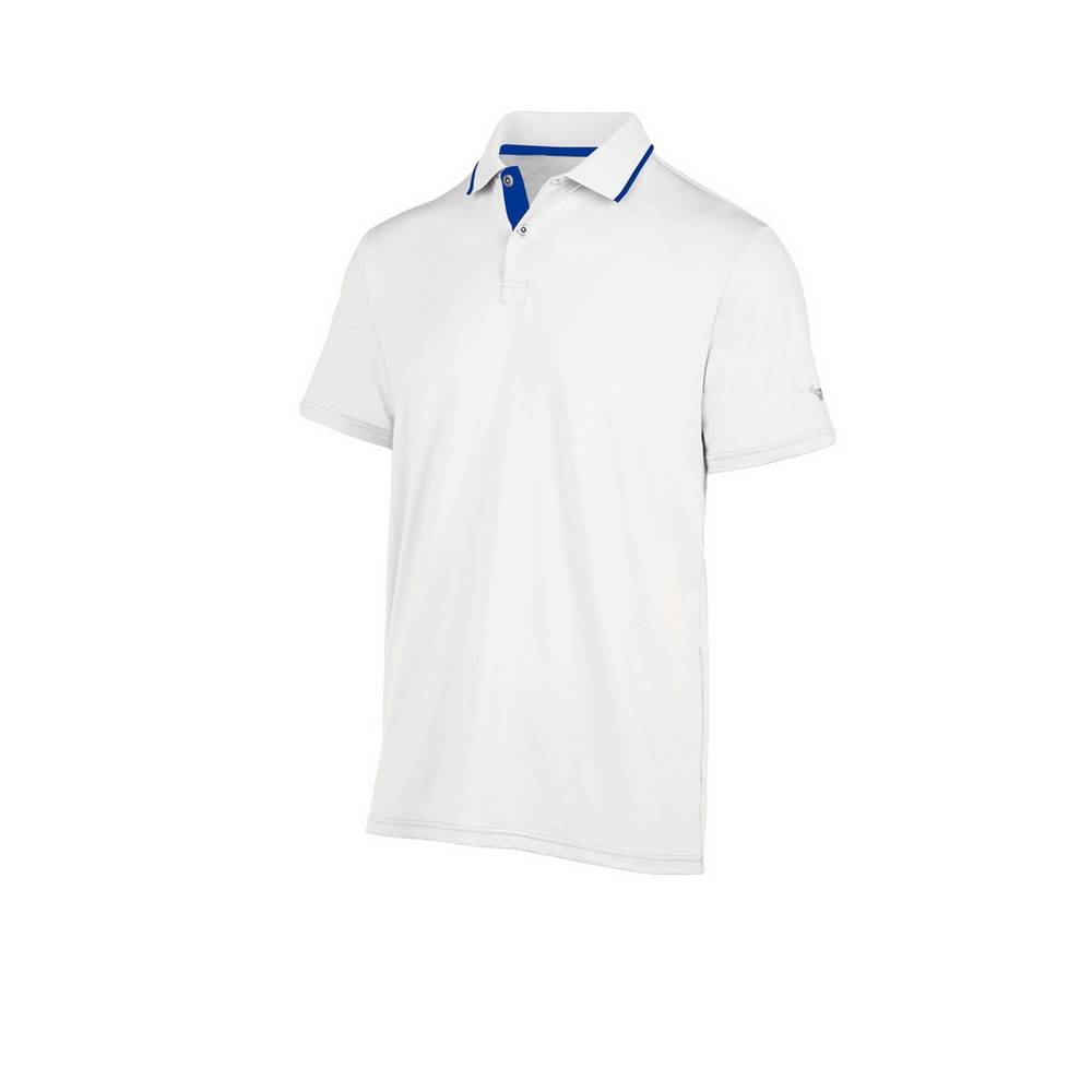 Camisas Polo Mizuno Performance - Homem - Branco - ZSRVH3748